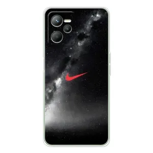 Чохол для Realme C36 - з принтом Найк (AlphaPrint) (Найк червоний)