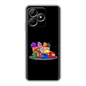 Чехол Амонг Ас для Realme C51 (AlphaPrint) (Амонг-ас)