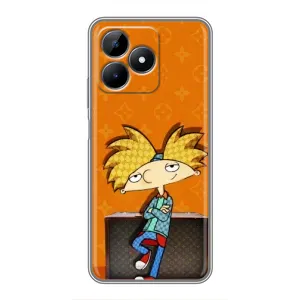 Чехол с принтом «Арнольд» для Realme C51