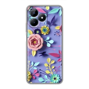 Чохли з квітами для Realme C51 (VPrint) (Дизайн квітів)
