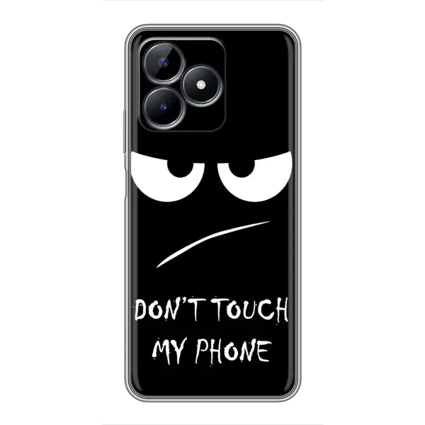 Чехол с принтом «Dont Touch» для Realme C51 Чехол с принтом «Dont Touch» для Realme C51