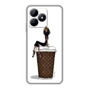 Чохли Луі Вітон для Realme C51 (AlphaPrint - LOUIS VUITTON) (кава LOUIS VUITTON)