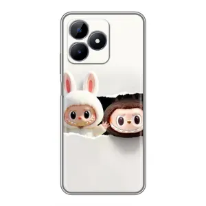 Чохол з принтом «Лабубу» для Realme C51