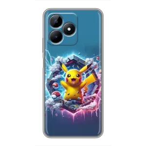 Чохол з принтом «Лого Пікачу» для Realme C51
