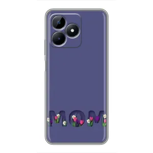 Чохол з принтом «Мама в квітах» для Realme C51