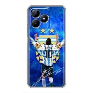 Чохли для Realme C51 (Leo чемпіон) (AlphaPrint) (Мессі збірна)