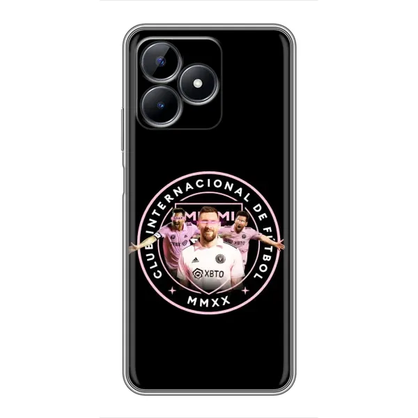 Чехол с принтом «Месси в лого» для Realme C51
