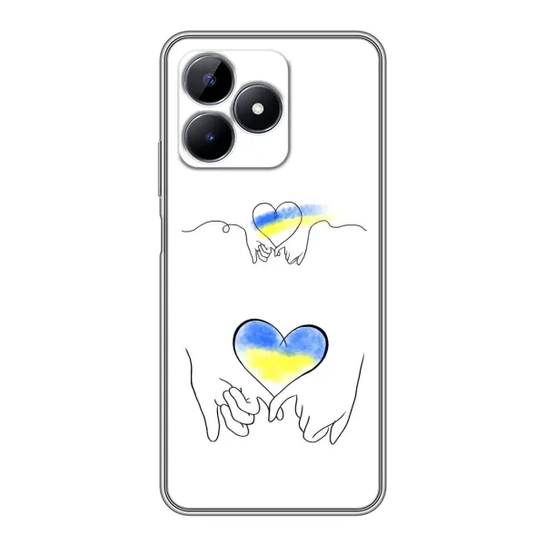 Чехол с принтом «Мир Украине» для Realme C51