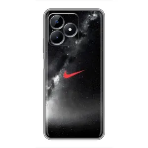 Чохол для Realme C51 - з принтом Найк (AlphaPrint) (Найк червоний)
