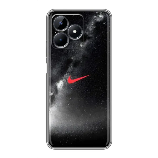 Чехол с принтом «Найк красный» для Realme C51 Чехол с принтом «Найк красный» для Realme C51