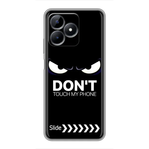 Чехол с принтом «Не трогай телефон» для Realme C51 Чехол с принтом «Не трогай телефон» для Realme C51