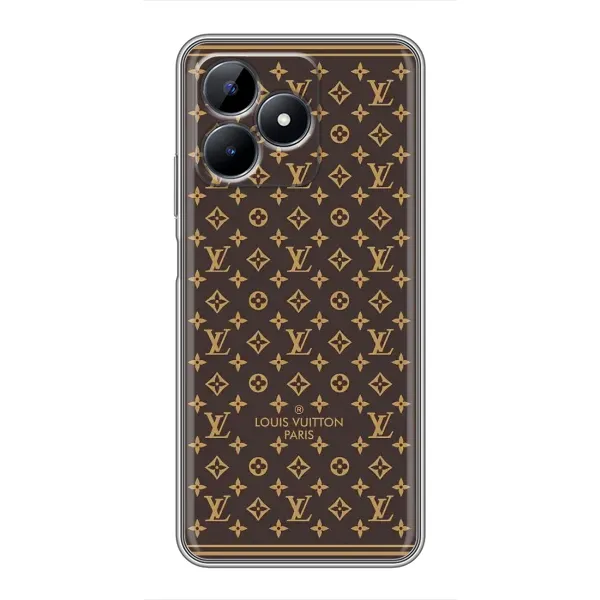 Чохол з принтом «шпалери LV» для Realme C51