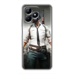 Чехол PUBG для Реалми С51 (AlphaPrint)