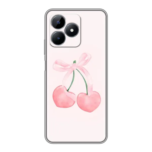 Чехол с принтом «Розовые вишни» для Realme C51
