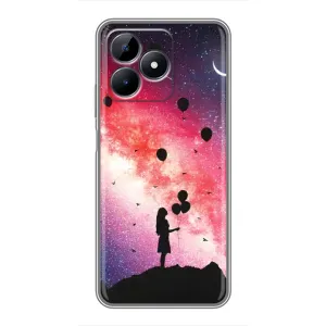 Чехлы для любимой на РілМі С51 (VPrint) (З Кульками)