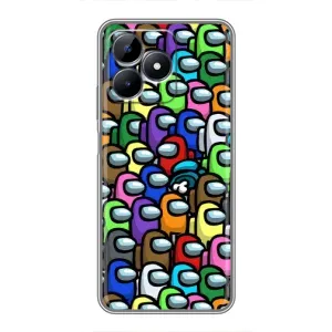 Чехол Амонг Ас для Realme C51 (AlphaPrint) (Убит)