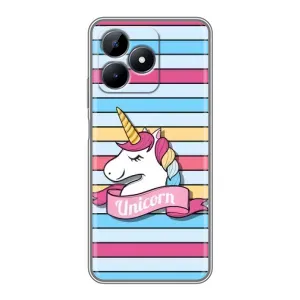 Чохол для РілМі С51 - (Єдинорожки - Новинки) (AlphaPrint) (Unicorn)