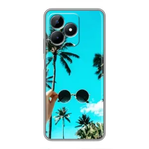 Силиконовый чехол с КАРТИНКАМИ лето для Realme C51 (AlphaPrint)