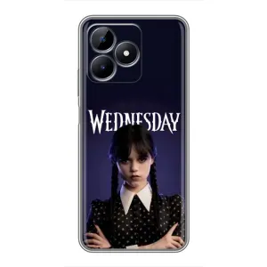 Чохли Венсдей на Realme C51 Уенсдей (AlphaPrint) (Wednesday)