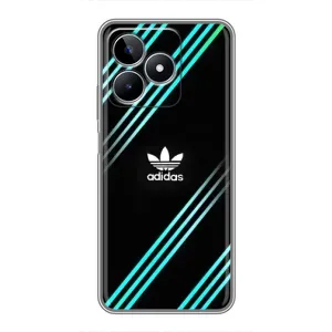Чохол з принтом «Адідас з полосами» для Realme C53