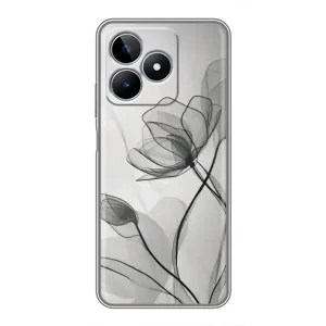 Чохол з квітковим принтом на RealMe C53
РєалМє С53 (Чорні квіти)