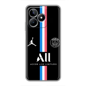 Чохли PSG для Realme C53 (AlphaPrint) (футболка ПСЖ)