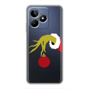 Зимні Чохли для RealMe C53
РєалМє С53 - прозорий фон (Грінч з іграшкою)