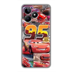 Силіконовий чохол Маквін для Realme C53 (Колаж Блискавка Маквін)