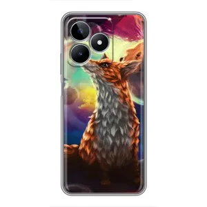 Чехлы с картинкой Лисички для Realme C53 (VPrint)