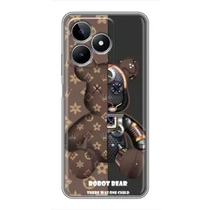 Круті Чохли Луі Віттон для Realme C53 (AlphaPrint) (Ведмідь Луі Вітон)