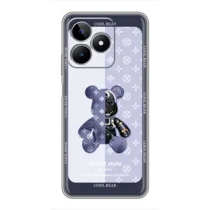 Круті Чохли Луі Віттон для Realme C53 (AlphaPrint) (Медведик LV)