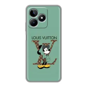 Чохли Луі Вітон для Realme C53 (AlphaPrint - LOUIS VUITTON) (Міккі Маус LV)