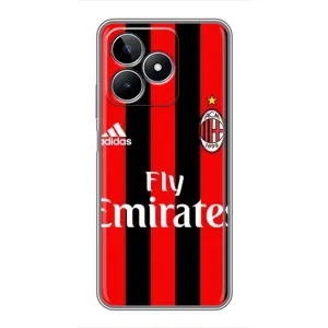 Чохли для Realme C53 (VPrint) - Футбольні клуби (Milan)