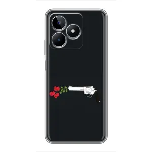 Чехлы (ART) Цветы на Realme C53 (VPrint) (Неочікувані квіти)