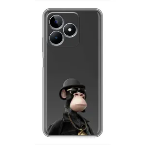 Чохли з Мавпами NFT для Realme C53 (AlphaPrint) (Мавпа NFT)