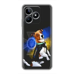 Чохли з картинкою собаки Патрон для Realme C53 (AlphaPrint) (Патрон собачка)