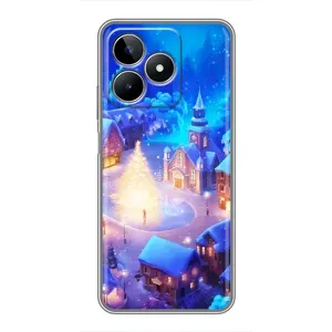 Різдвяні Чохли для Realme C53 (VPrint) (Різдвяне місто)