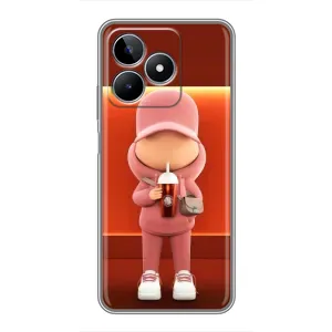 Круті Чохли Луі Віттон для Realme C53 (AlphaPrint) (З Кавою)