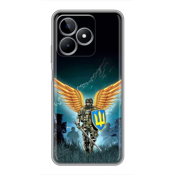 Чехол с принтом «Солдат ЗСУ» для Realme C53 Чехол с принтом «Солдат ЗСУ» для Realme C53