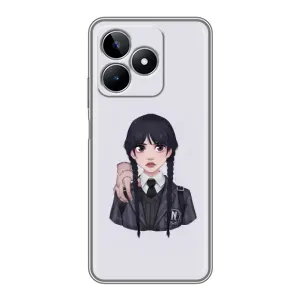 Чохли Венсдей на Realme C53 Уенсдей (AlphaPrint) (Венздей і Річ)