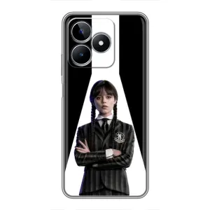 Чохли Венсдей на Realme C53 Уенсдей (AlphaPrint) (W-Wednesday)
