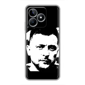 Чехол для Realme C53 (AlphaPrint - с принтом Зеленского)