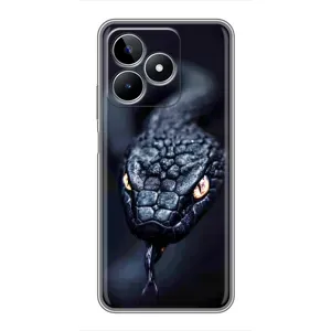 Чохол з картинкою 'Хижаки' для Realme C53 (Чорна змія)