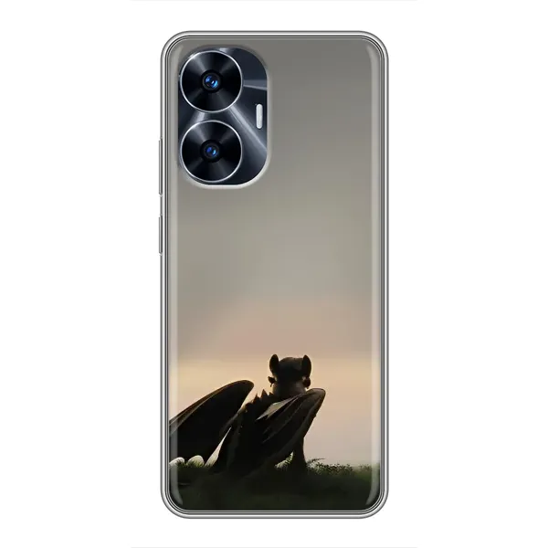 Чехол с принтом «Беззубик» для Realme C55