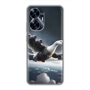 Чохол з мемом Тралалело тралала на Realme C55 (Бомбардіні гусіні)