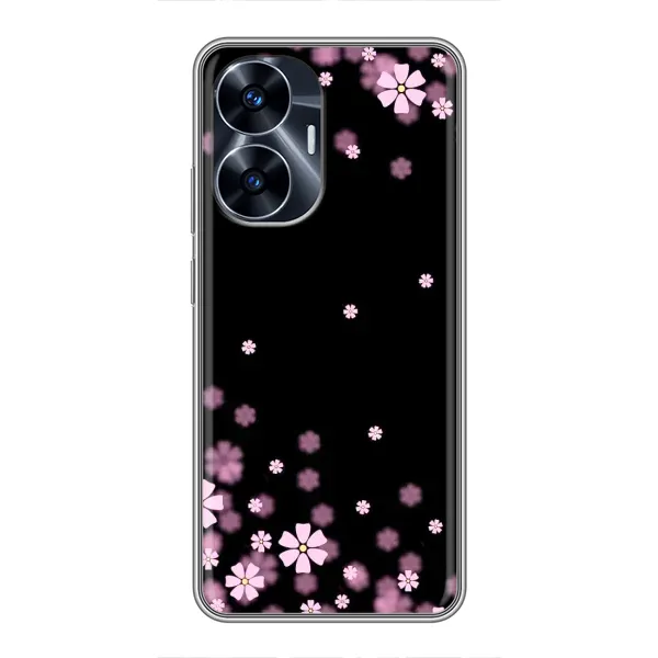 Чехол с принтом «Цветочки маленькие» для Realme C55