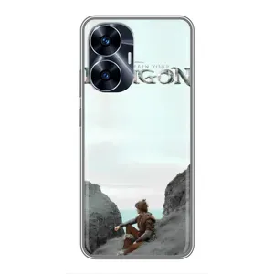 Чохол як приборкати дракона на Realme C55 (Дракон лого)