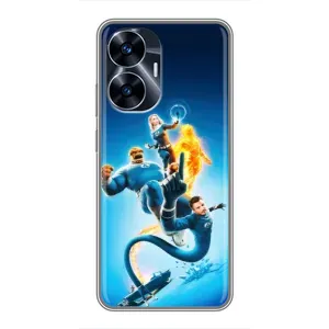 Чохол з принтом Фантастична четвірка для Realme C55 (Герої Фантастична Четвірка)
