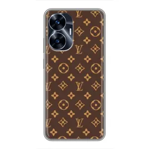 Чохли Луі Вітон для Realme C55 (AlphaPrint - LOUIS VUITTON) (фон LOUIS VUITTON)