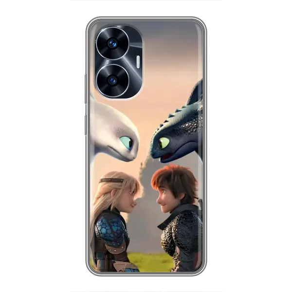 Чехол с принтом «Иккинг и Астрид» для Realme C55
